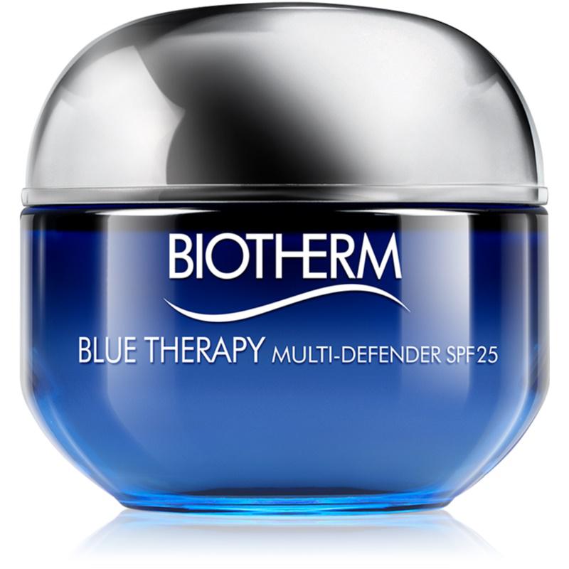 Biotherm Blue Therapy Multi Defender SPF25 protivráskový a regenerační krém pro suchou pleť SPF 25