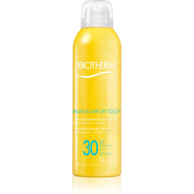 Biotherm Brume Solaire Dry Touch hydratační mlha na opalování se zmatňujícím efektem SPF 30 voděodolná