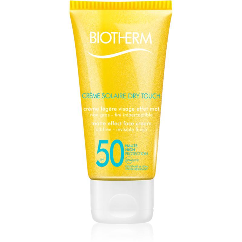 Biotherm Crème Solaire Dry Touch matující opalovací krém na obličej SPF 50