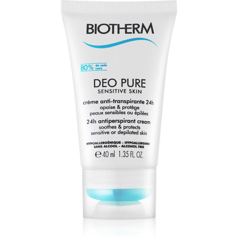 Biotherm Deo Pure Sensitive Skin krémový antiperspirant pro citlivou a depilovanou pokožku