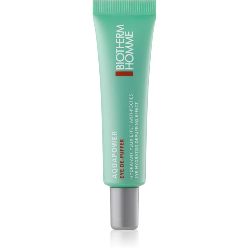 Biotherm Homme Aquapower Eye De-Puffer hydratační oční gel proti otokům