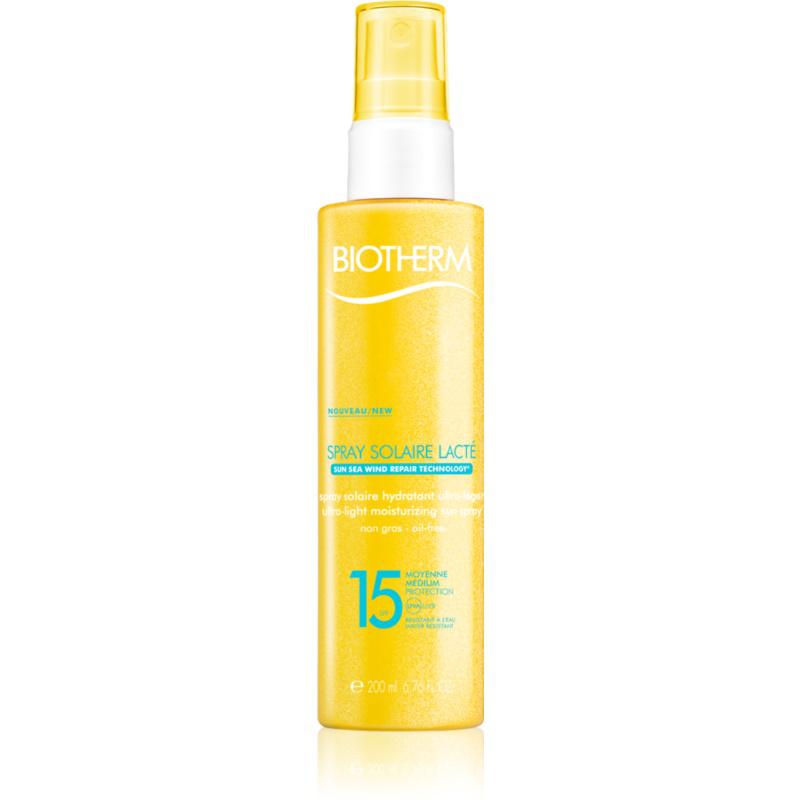 Biotherm Spray Solaire Levné hydratační sprej na opalování SPF 15