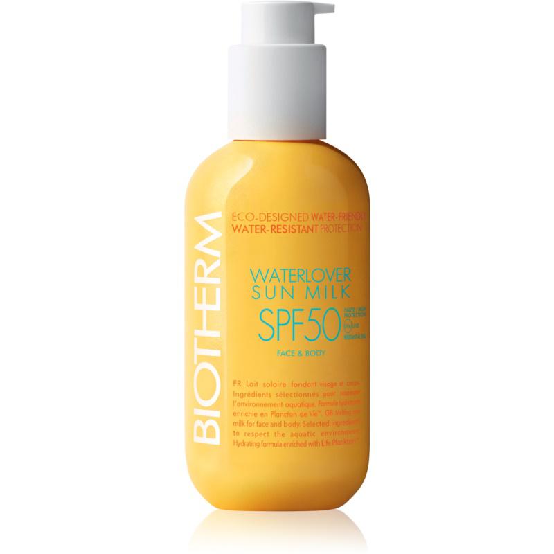 Biotherm Waterlover Sun Milk voděodolné mléko na opalování SPF 50