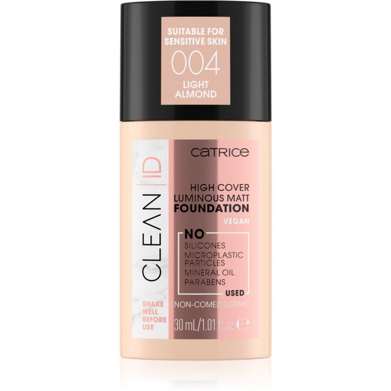 Catrice Clean ID High Cover Luminous Matt krycí make-up s matným efektem