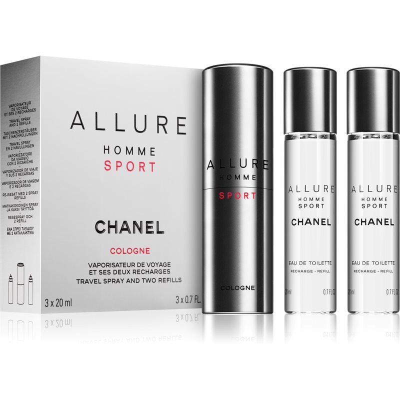 Chanel Allure Homme Sport Cologne kolínská voda (1x plnitelná + 2x náplň) pro muže
