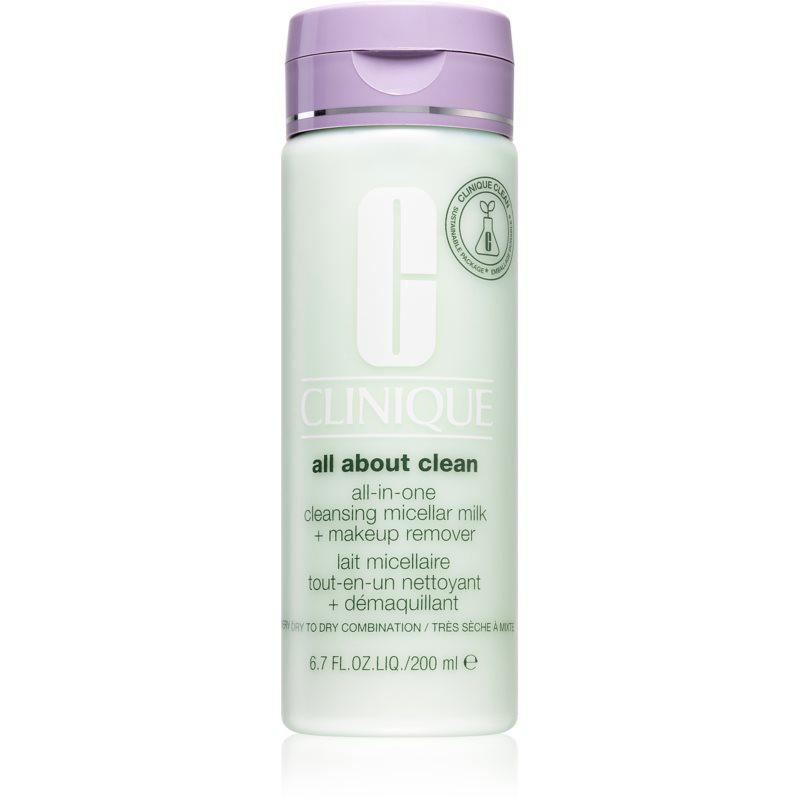Clinique All About Clean All-in-One Cleansing Micellar Milk + Makeup Remover jemné čistící mléko pro suchou až velmi suchou pleť