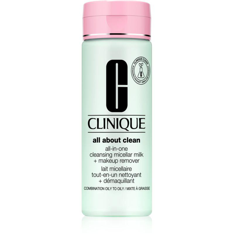Clinique All About Clean All-in-One Cleansing Micellar Milk + Makeup Remover jemné čistící mléko pro smíšenou až mastnou pokožku