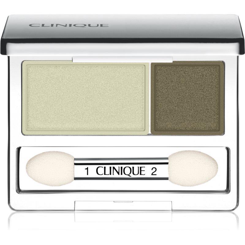 Clinique All About Shadow™ Duo oční stíny odstín 10 Mixed Greens