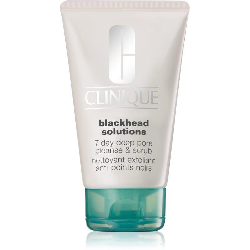 Clinique Blackhead Solutions 7 Day Deep Pore Cleanse & Scrub čistící pleťový peeling proti černým tečkám