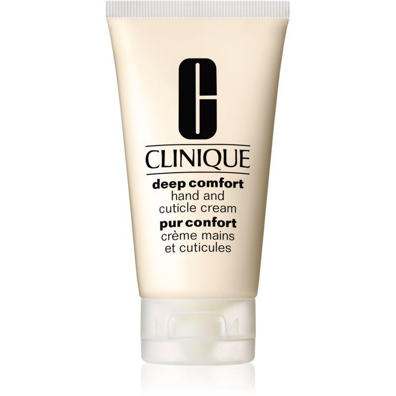 Clinique Deep Comfort Hand and Cuticle Cream hloubkově hydratační krém na ruce, nehty a nehtovou kůžičku