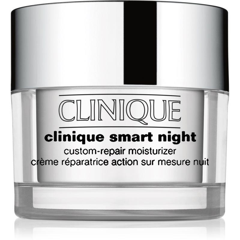 Clinique Smart Night™ Custom-Repair Moisturizer hydratační noční krém proti vráskám pro suchou až velmi suchou pleť