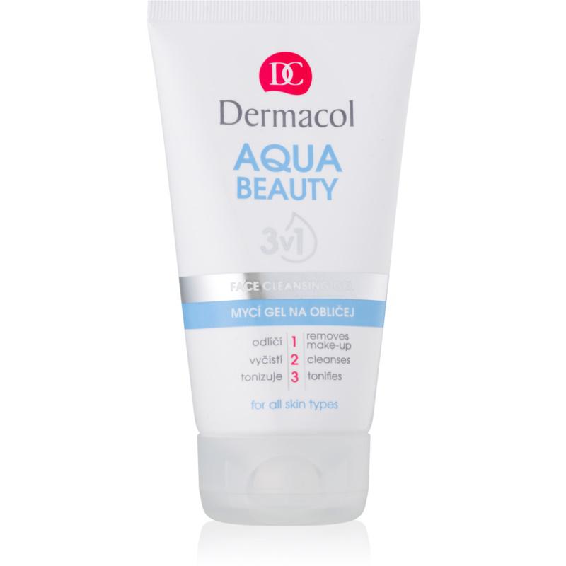 Dermacol Aqua Beauty mycí gel na obličej 3v1