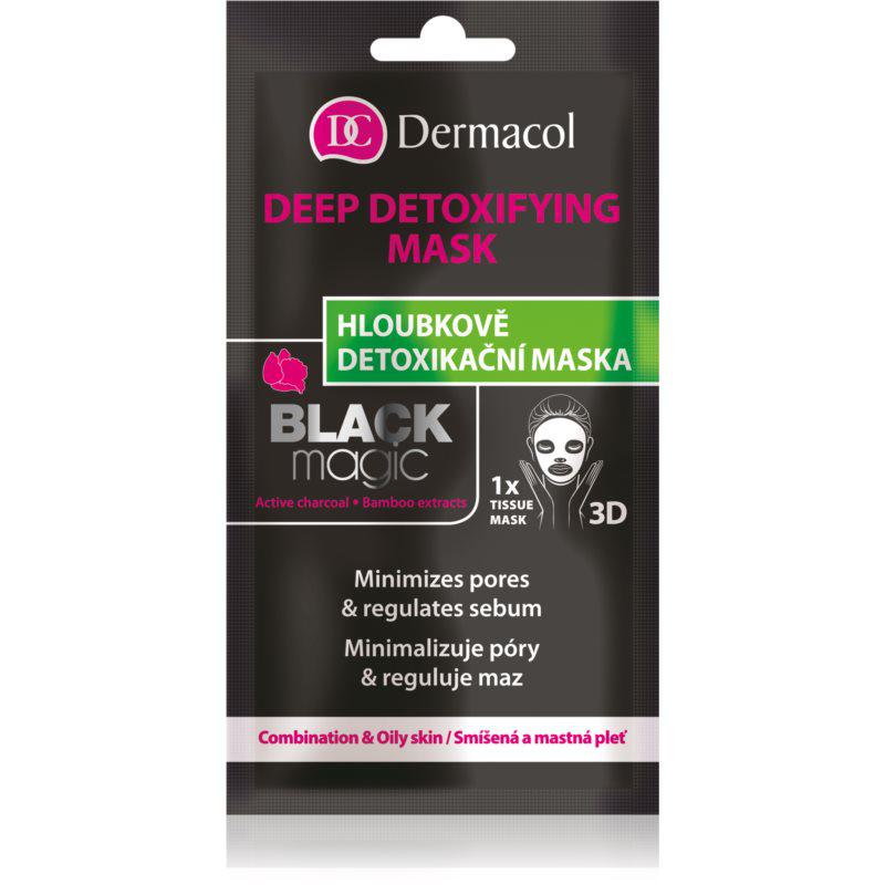 Dermacol Black Magic detoxikační plátěná maska