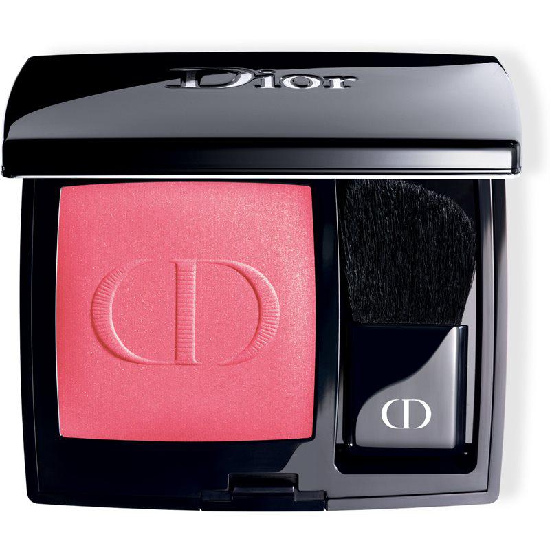 DIOR Rouge Blush kompaktní tvářenka se štětcem a zrcátkem