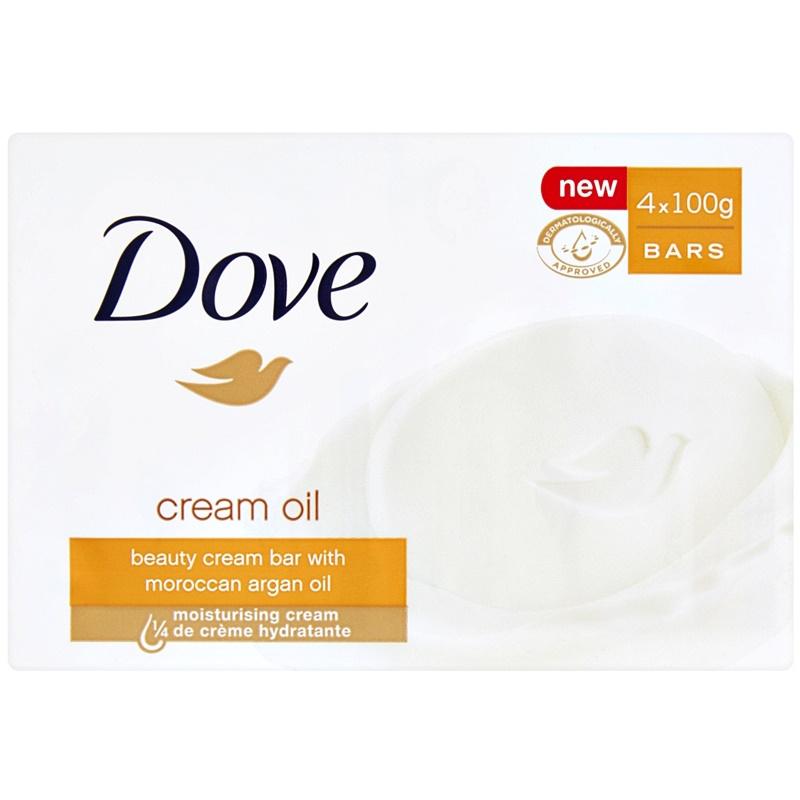 Dove Cream Oil tuhé mýdlo s arganovým olejem