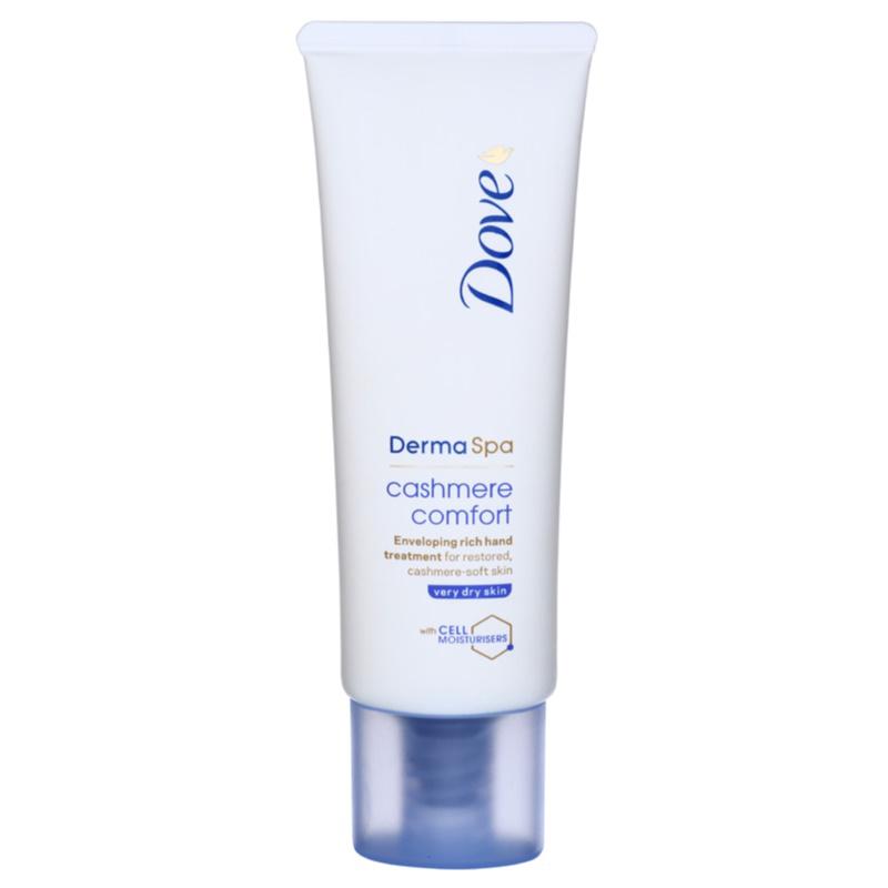 Dove DermaSpa Cashmere Comfort obnovující krém na ruce pro jemnou a hladkou pokožku