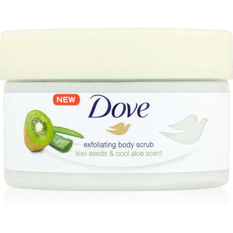 Dove Exfoliating Body Scrub Kiwi Seeds & Cool Aloe zjemňující tělový peeling