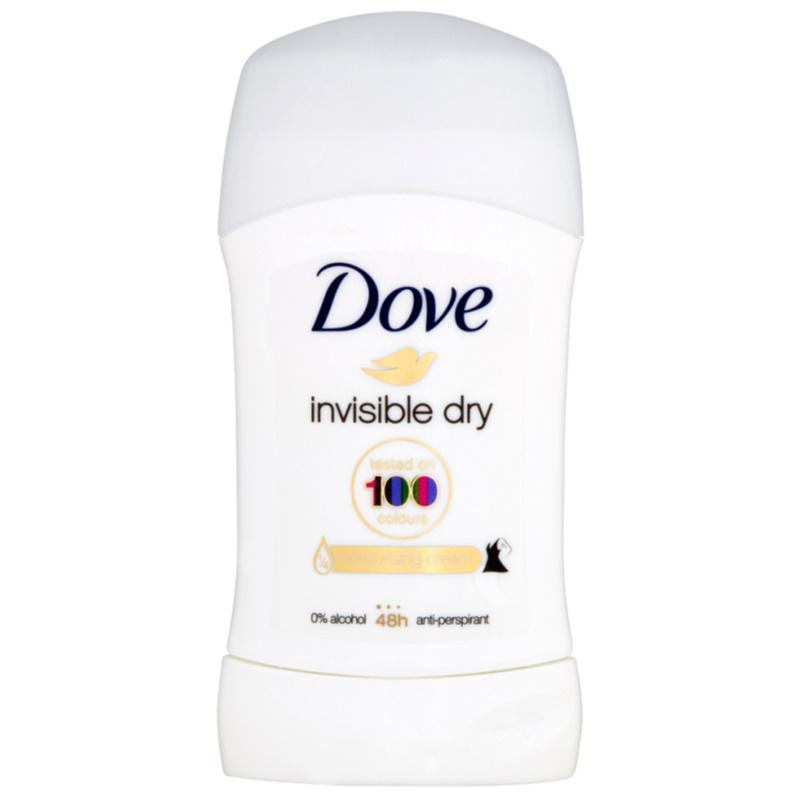Dove Invisible Dry tuhý antiperspirant proti bílým skvrnám 48h