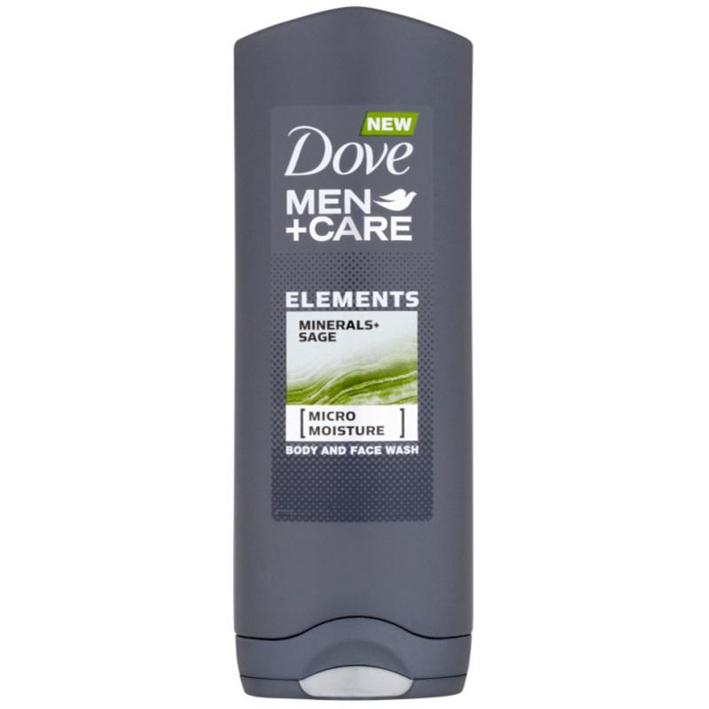 Dove Men+Care Elements sprchový gel na obličej a tělo 2 v 1