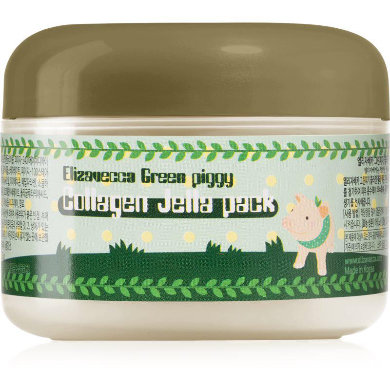 Elizavecca Green Piggy Collagen Jella Pack zpevňující kolagenová maska pro intenzivní obnovení a vypnutí pleti