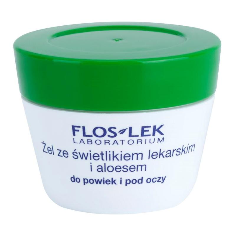 FlosLek Laboratorium Eye Care gel na oční okolí s očíankou a aloe vera