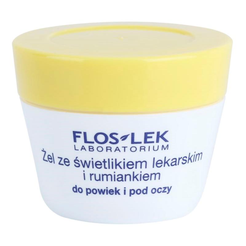 FlosLek Laboratorium Eye Care gel na oční okolí s očíankou a heřmánkem