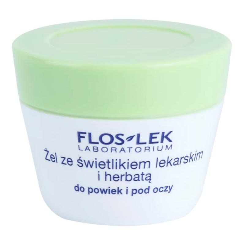 FlosLek Laboratorium Eye Care gel na oční okolí s očíankou a zeleným čajem