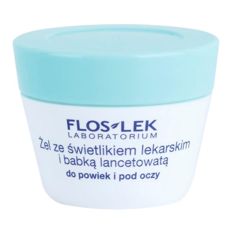FlosLek Laboratorium Eye Care gel na oční okolí s jitrocelem a očíankou