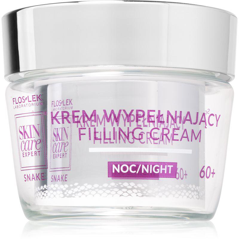 FlosLek Laboratorium Skin Care Expert Snake vyplňující noční krém 60+