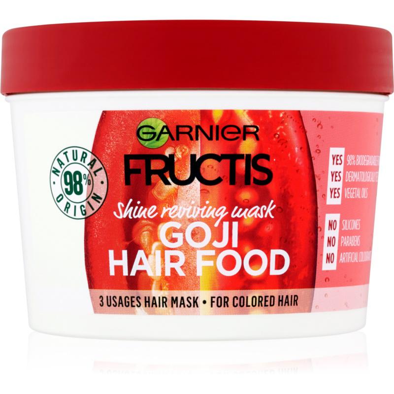 Garnier Fructis Goji Hair Food maska navracející lesk barveným vlasům