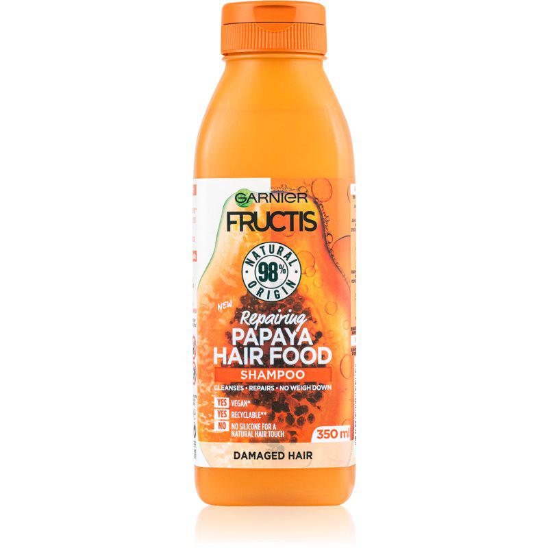 Garnier Fructis Papaya Hair Food regenerační šampon pro poškozené vlasy