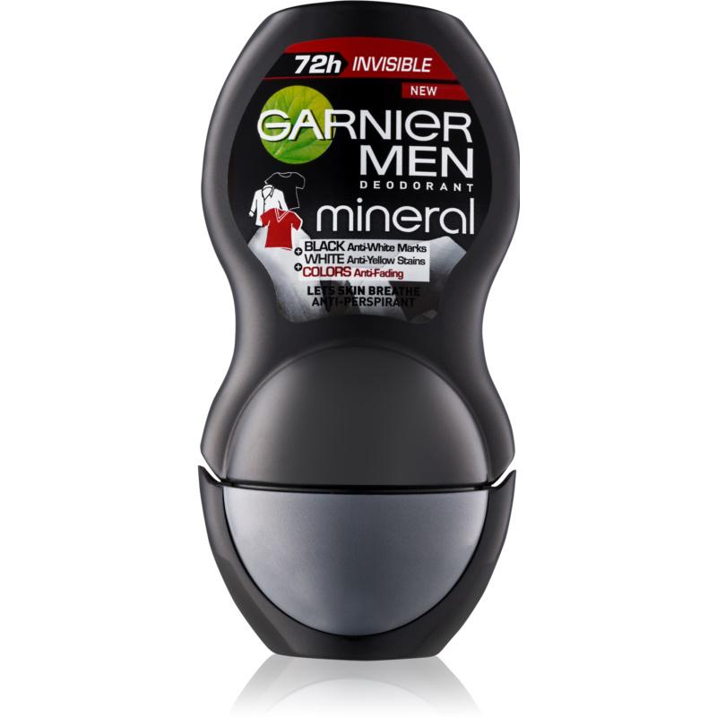 Garnier Men Mineral Neutralizer antiperspirant roll-on proti bílým skvrnám 72h
