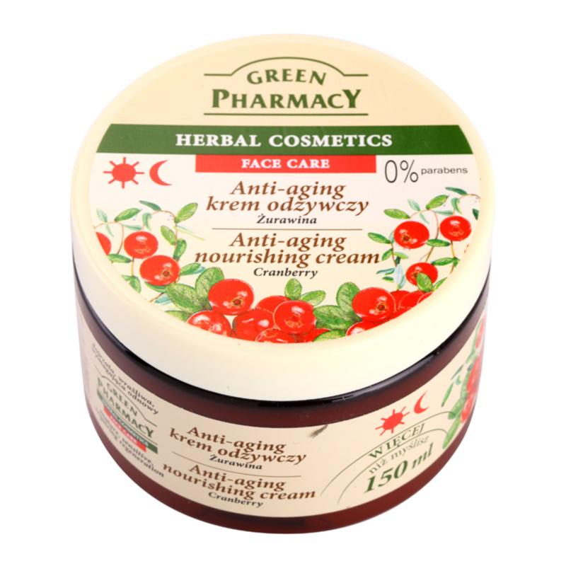 Green Pharmacy Face Care Cranberry výživný krém proti stárnutí pleti