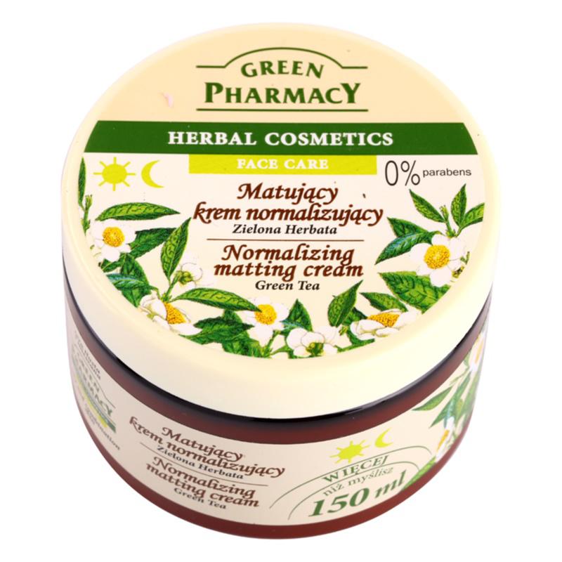 Green Pharmacy Face Care Green Tea matující krém pro mastnou a smíšenou pleť