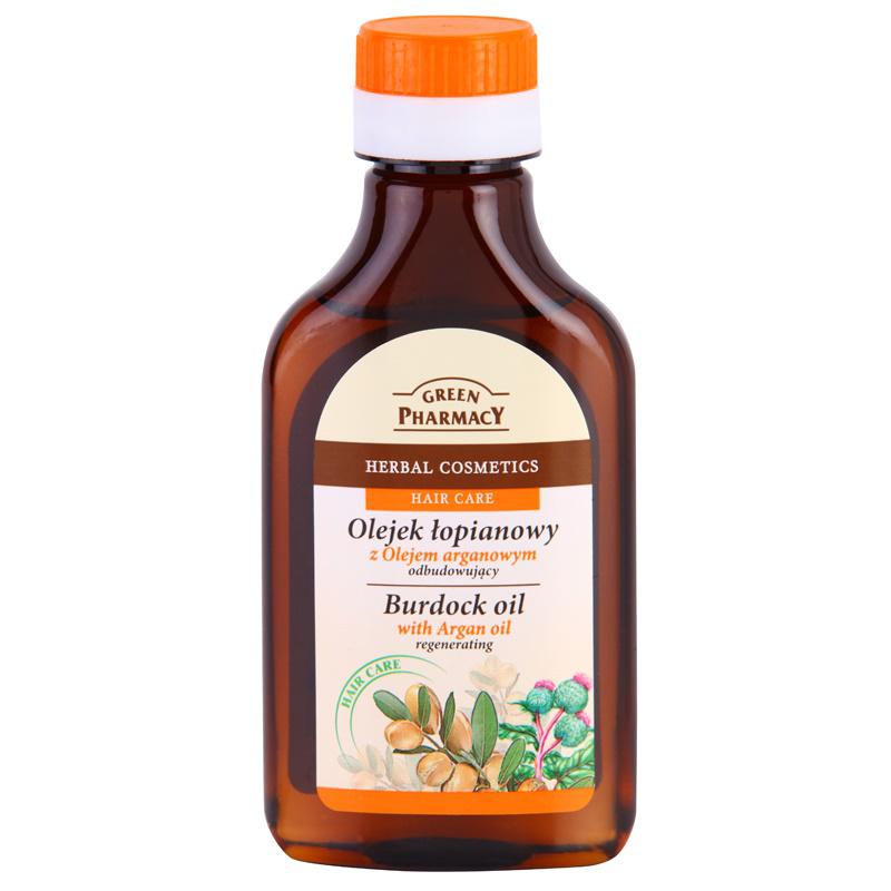 Green Pharmacy Hair Care Argan Oil lopuchový olej na vlasy s regeneračním účinkem