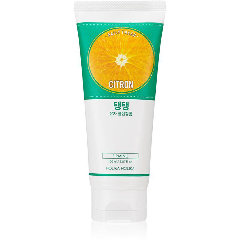 Holika Holika Daily Fresh Citron exfoliační čistící pěna pro mastnou a smíšenou pleť