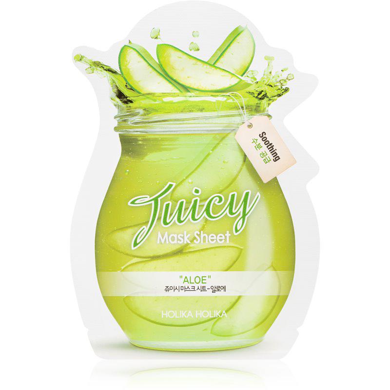 Holika Holika Juicy Mask Sheet Aloe uklidňující plátěnková maska