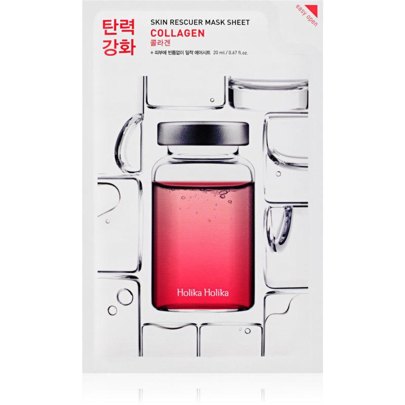 Holika Holika Skin Rescuer Collagen plátěná maska se zpevňujícím účinkem s kolagenem