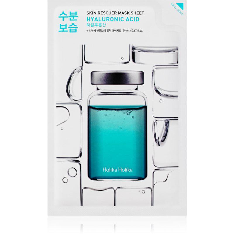 Holika Holika Skin Rescuer Hyaluronic Acid hydratační plátěnková maska s kyselinou hyaluronovou