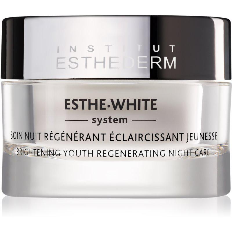 Institut Esthederm Esthe White Brightening Youth Regenerating Night Care noční bělící krém s regeneračním účinkem