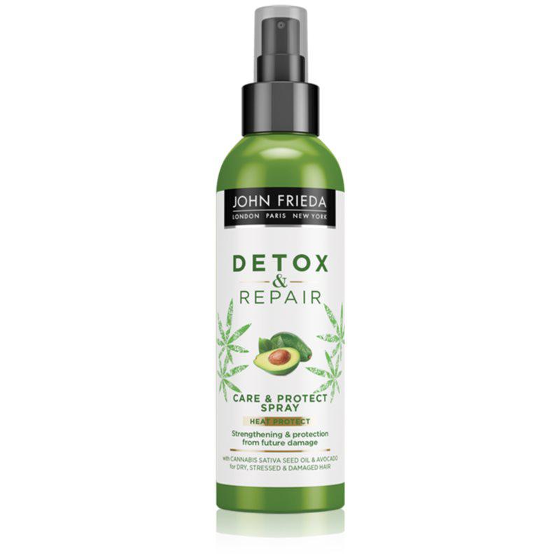 John Frieda Detox & Repair sprej na vlasy pro vlasy namáhané teplem