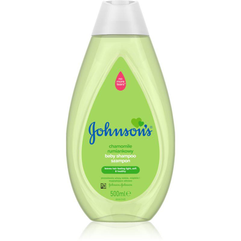 Johnson's Wash and Bath jemný šampon pro děti od narození s heřmánkem