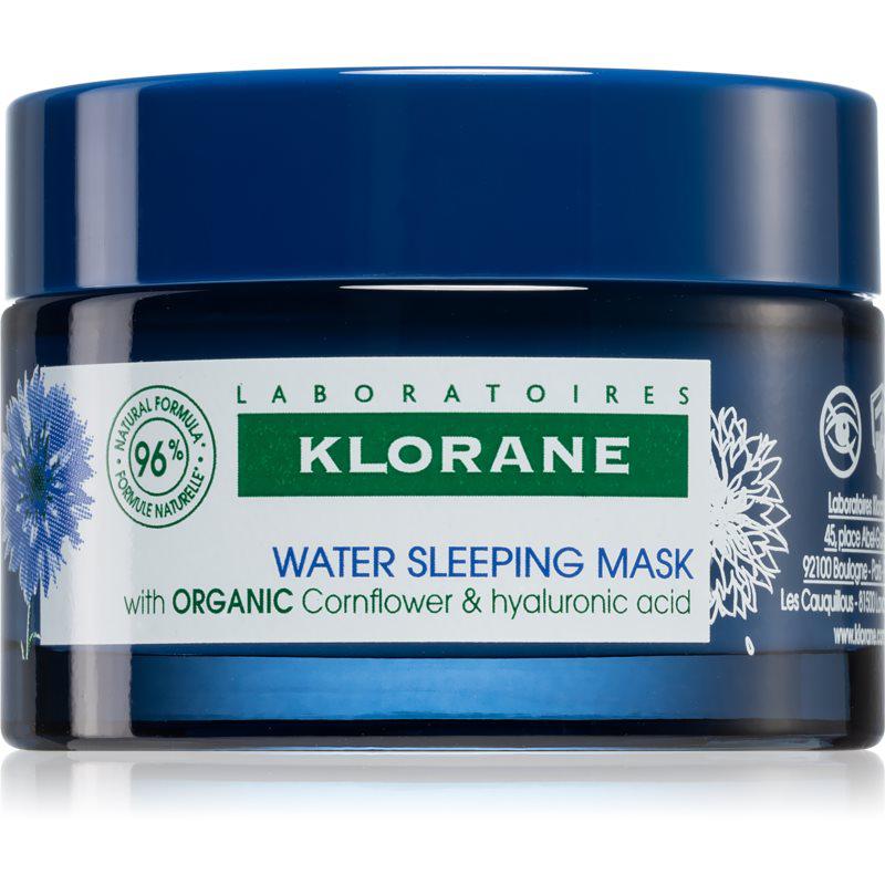 Klorane Cornflower Organic noční maska s kyselinou hyaluronovou