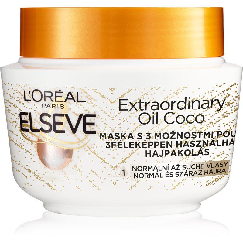 L'Oréal Paris Elseve Extraordinary Oil Coconut vyživující maska pro normální až suché vlasy s kokosovým olejem