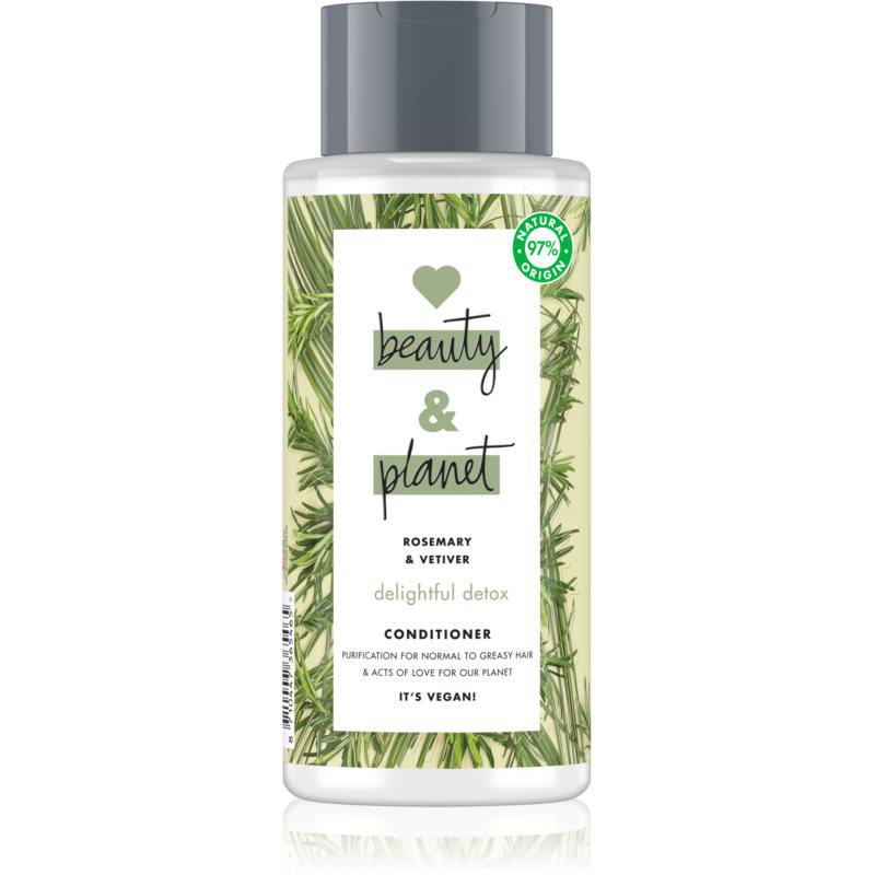 Love Beauty & Planet Delightful Detox čistící kondicionér pro mastné vlasy