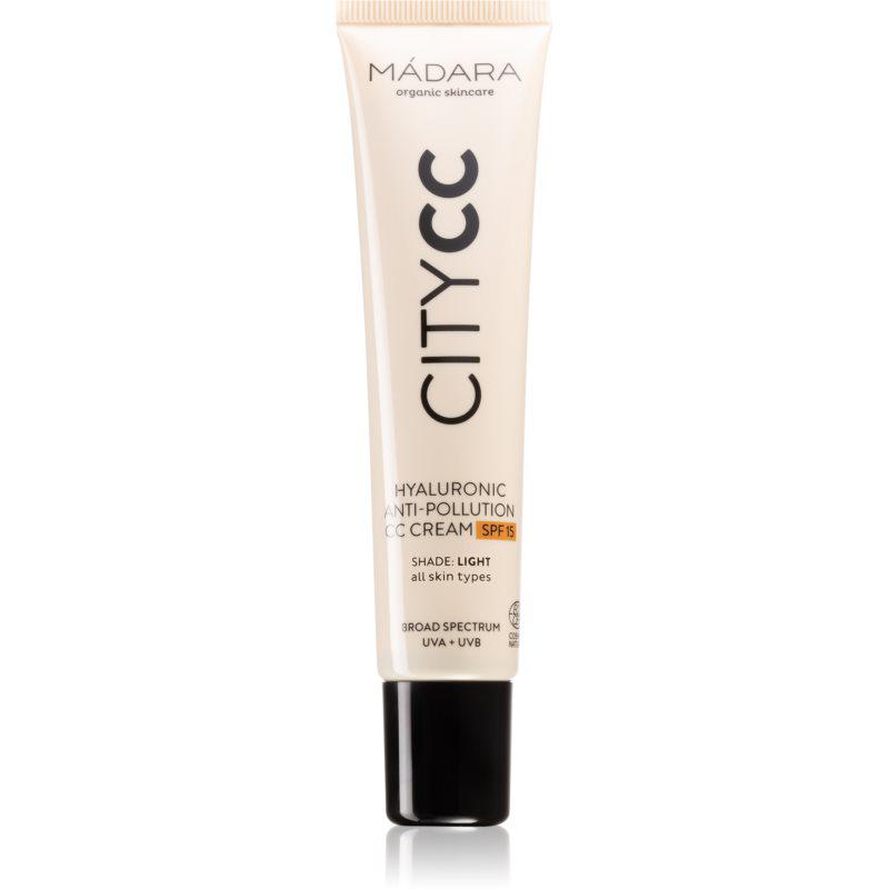 Mádara CITYCC CC krém pro jednotný tón pleti SPF 15 odstín Light