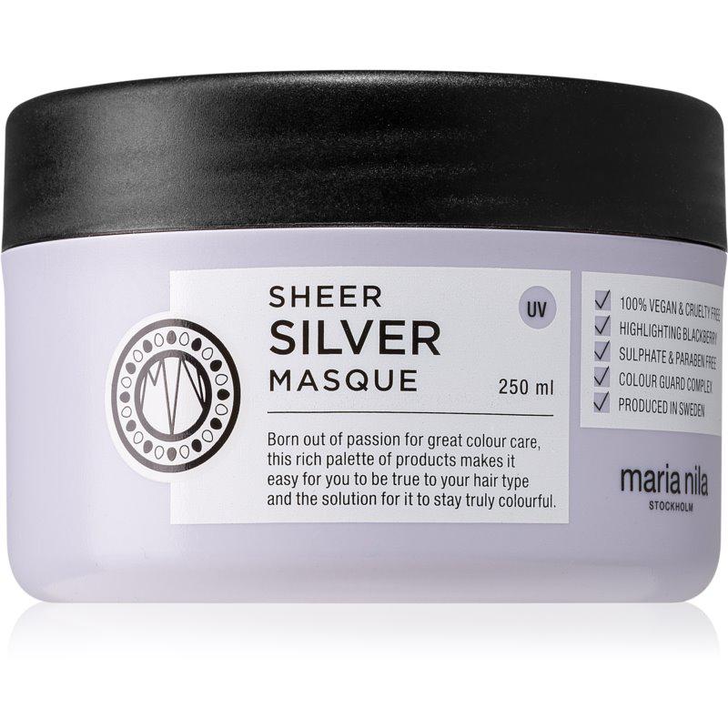 Maria Nila Sheer Silver hydratační a vyživující maska pro blond vlasy