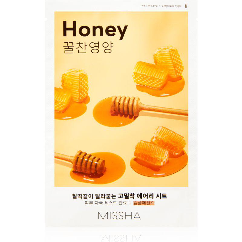 Missha Airy Fit Honey rozjasňující plátěnková maska