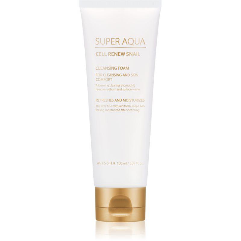 Missha Super Aqua Cell Renew Snail čistící pěna s extraktem ze šneka