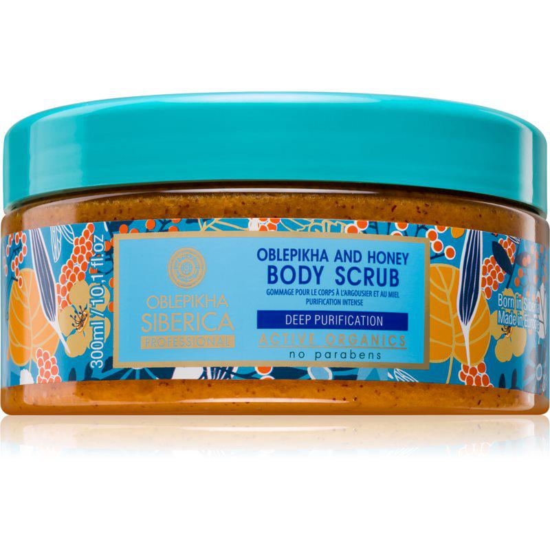 Natura Siberica Oblepikha (Sea-Buckthorn) tělový peeling s rakytníkem a medem